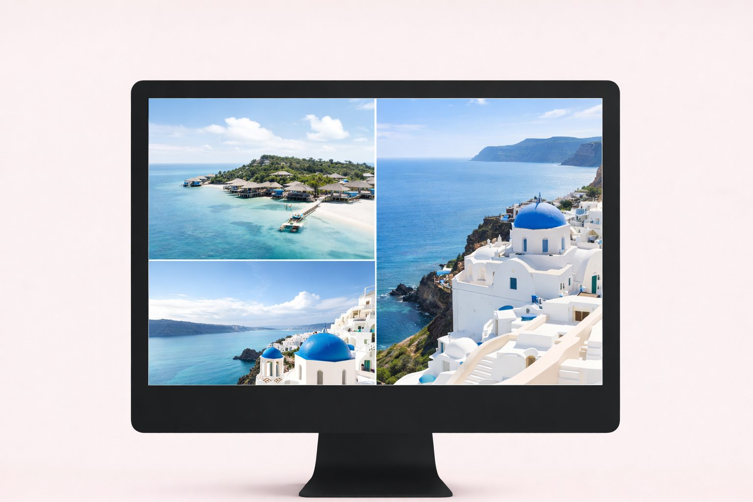 Vista Travel Signature destinazioni di lusso su misura visualizzate su schermo computer